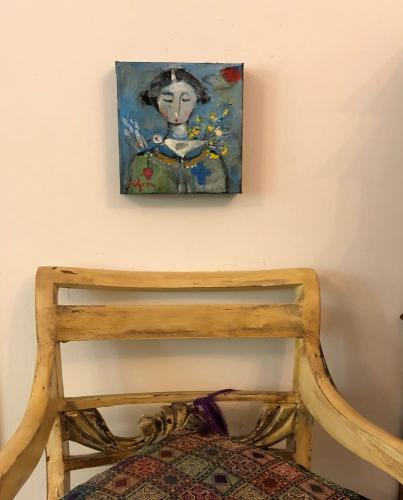 Eastern Woman in blue