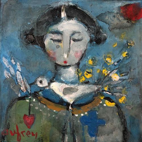 Eastern Woman in blue