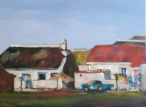 Old blue “bakkie”